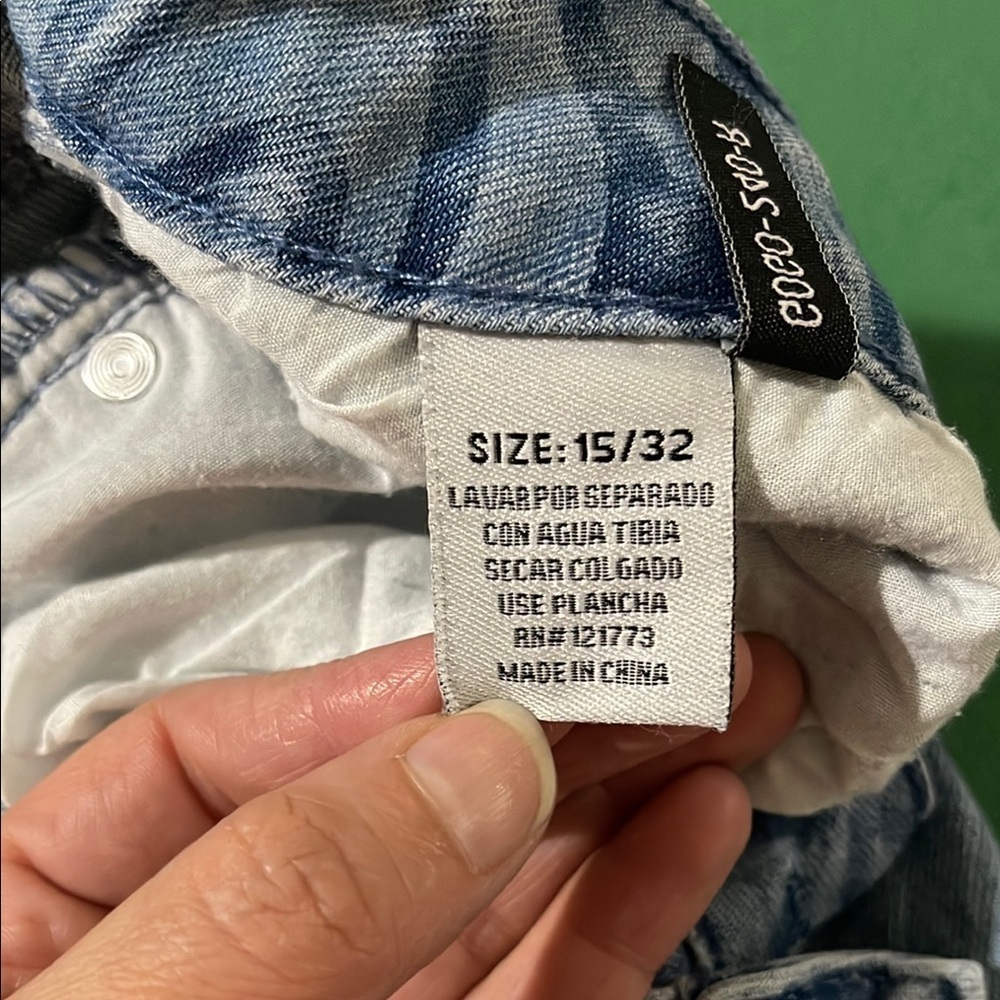 GOGO Blue High Rise Relaxed Fit Jeans Women Size 15/32 - Picture 12 of 12